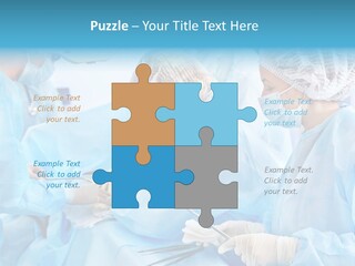 Girl Operating Healthcare PowerPoint Template