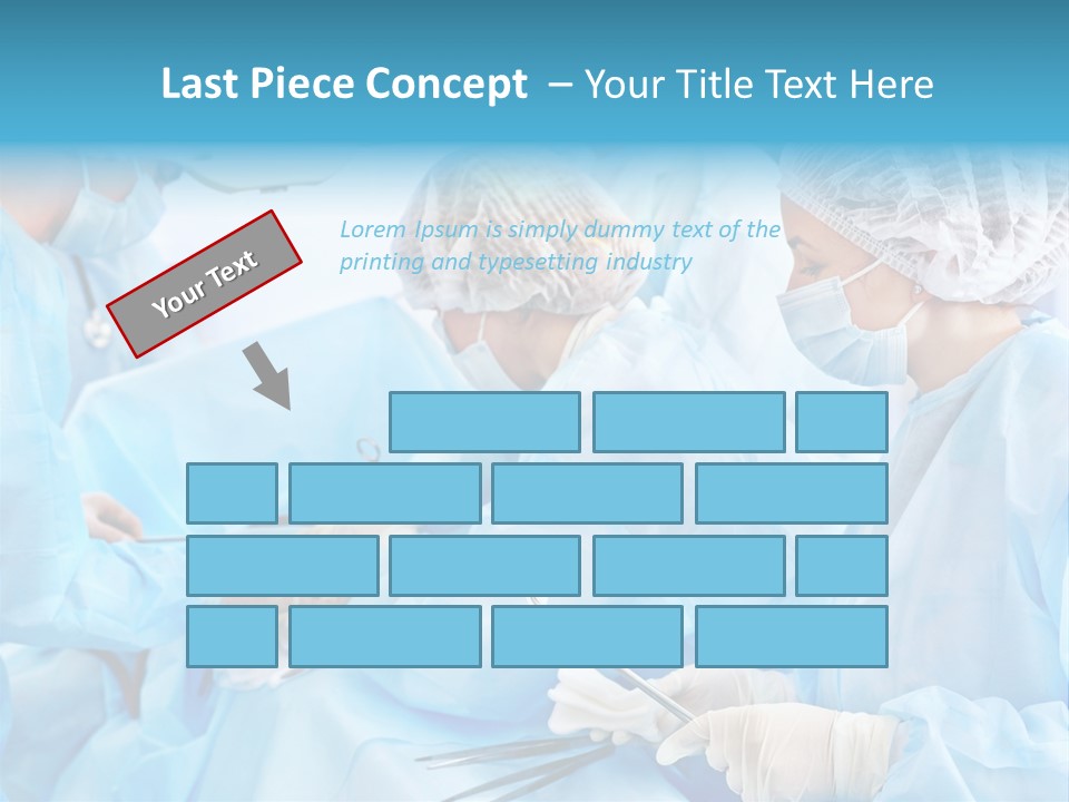 Girl Operating Healthcare PowerPoint Template