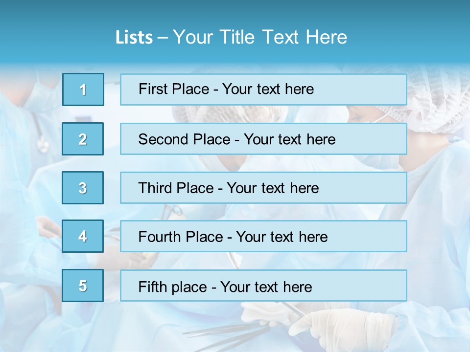 Girl Operating Healthcare PowerPoint Template
