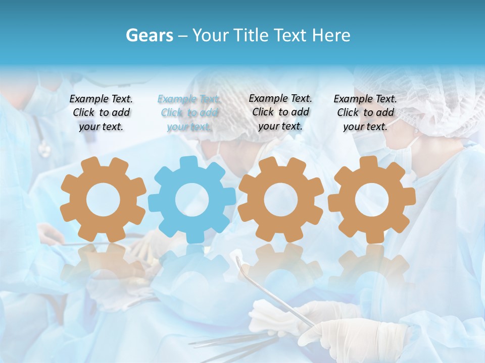 Girl Operating Healthcare PowerPoint Template