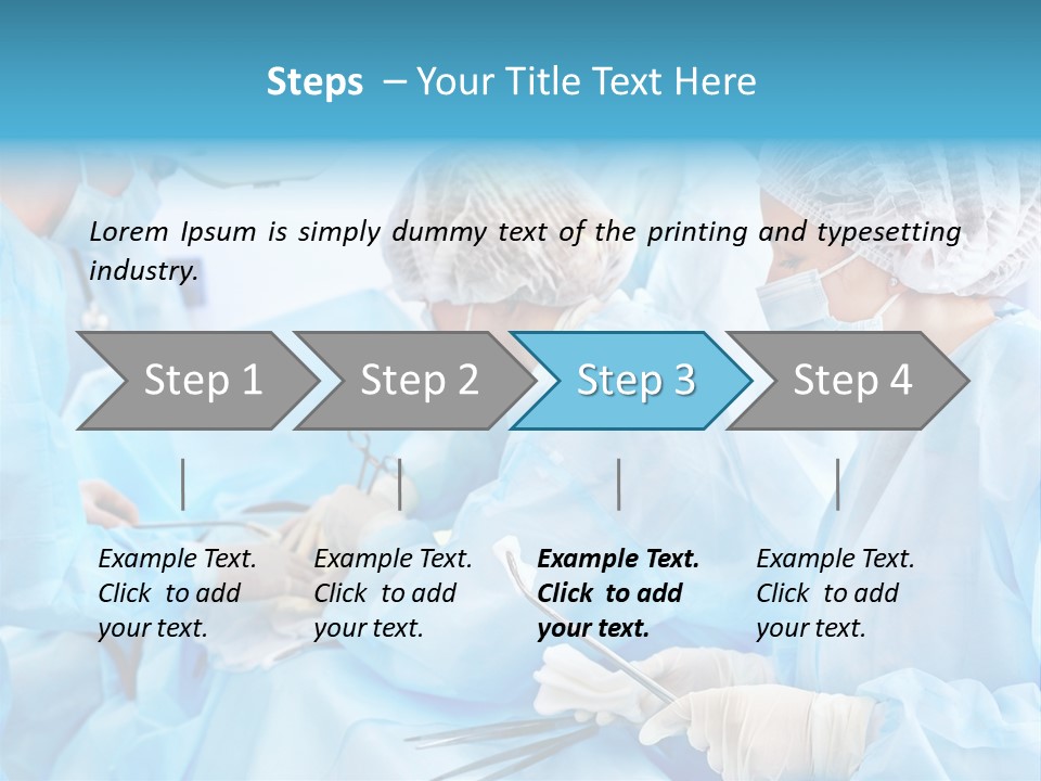 Girl Operating Healthcare PowerPoint Template