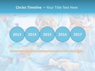 Girl Operating Healthcare PowerPoint Template