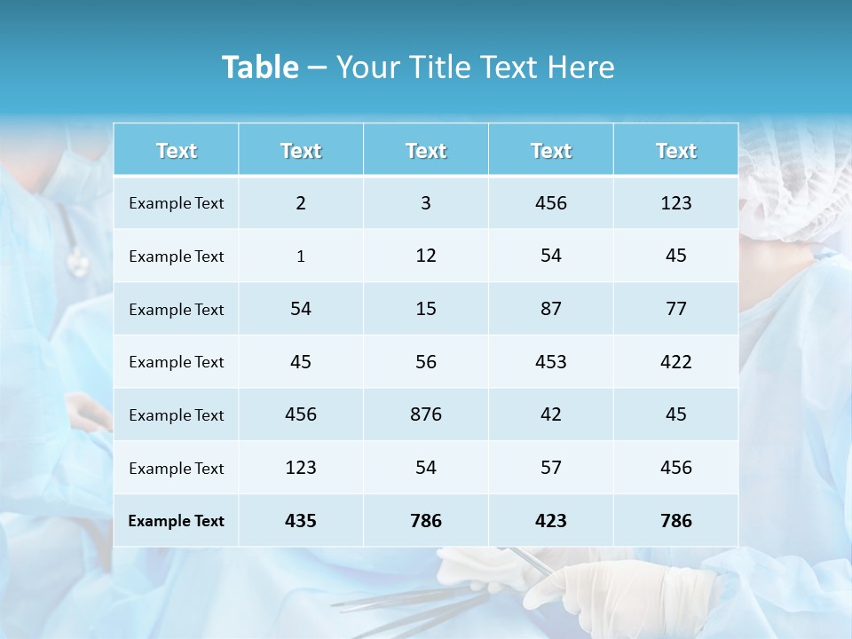 Girl Operating Healthcare PowerPoint Template