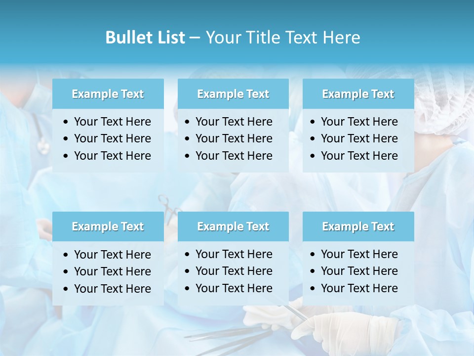 Girl Operating Healthcare PowerPoint Template