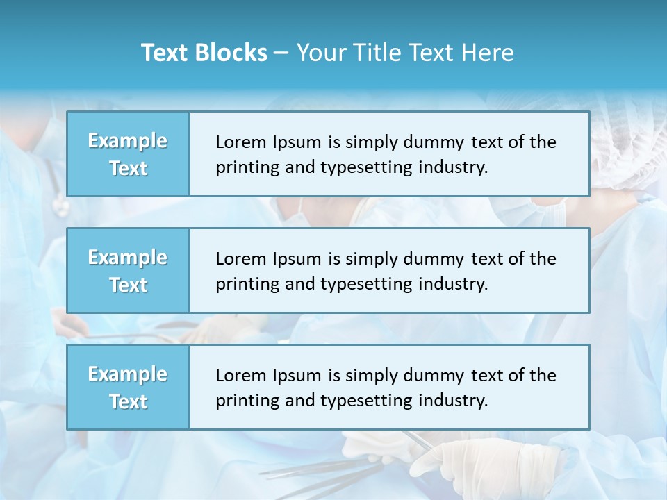 Girl Operating Healthcare PowerPoint Template