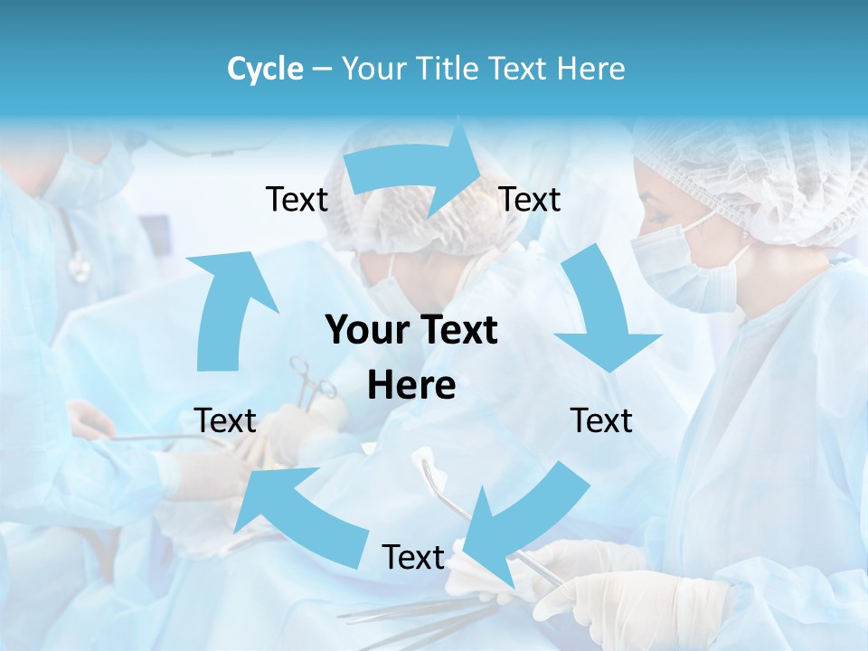 Girl Operating Healthcare PowerPoint Template