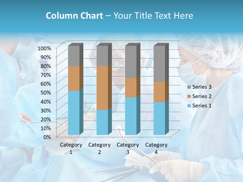 Girl Operating Healthcare PowerPoint Template