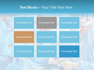 Girl Operating Healthcare PowerPoint Template