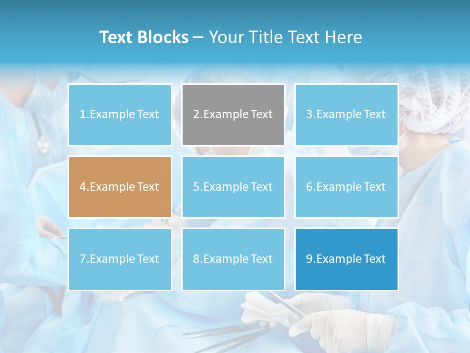 Girl Operating Healthcare PowerPoint Template