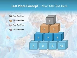 Girl Operating Healthcare PowerPoint Template