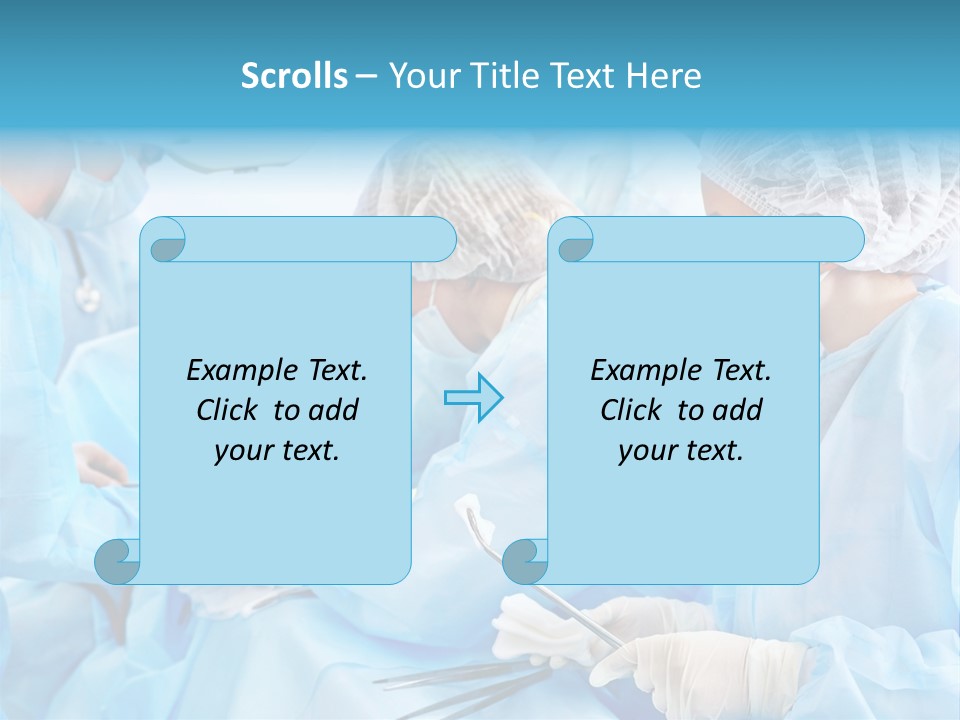 Girl Operating Healthcare PowerPoint Template