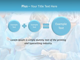 Girl Operating Healthcare PowerPoint Template