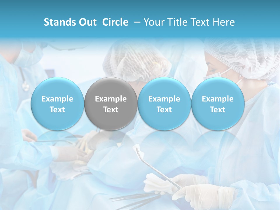 Girl Operating Healthcare PowerPoint Template