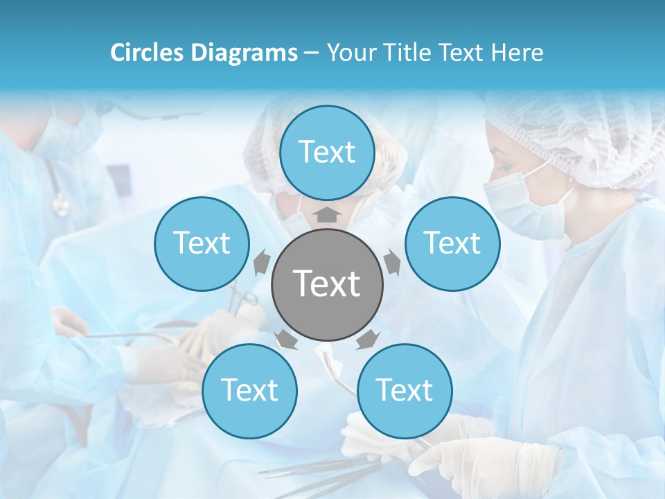 Girl Operating Healthcare PowerPoint Template