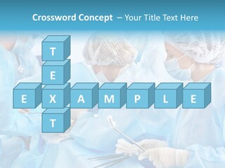 Girl Operating Healthcare PowerPoint Template