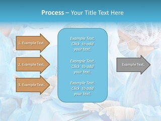 Girl Operating Healthcare PowerPoint Template