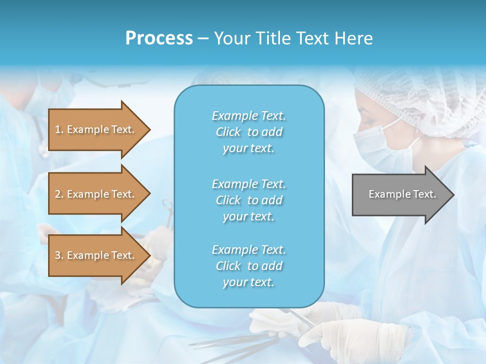 Girl Operating Healthcare PowerPoint Template