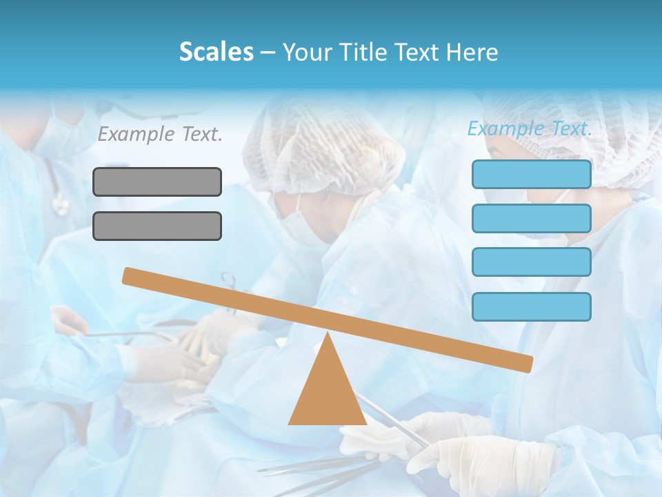 Girl Operating Healthcare PowerPoint Template