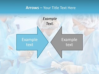 Girl Operating Healthcare PowerPoint Template