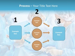 Girl Operating Healthcare PowerPoint Template