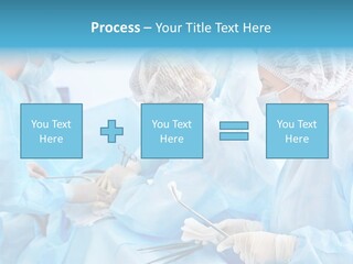 Girl Operating Healthcare PowerPoint Template