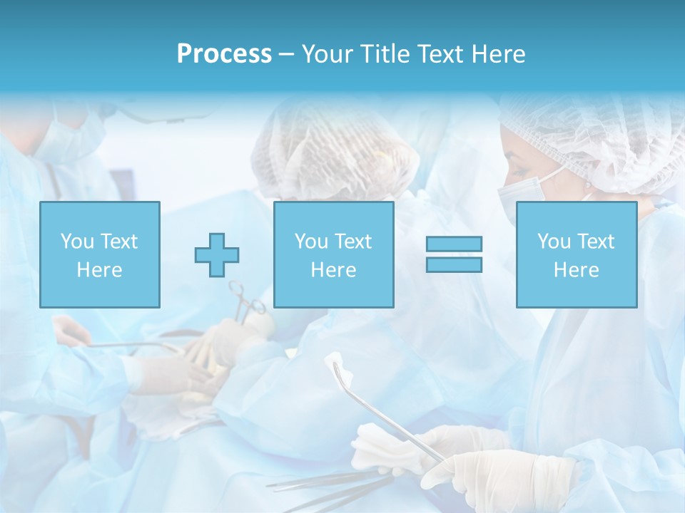Girl Operating Healthcare PowerPoint Template