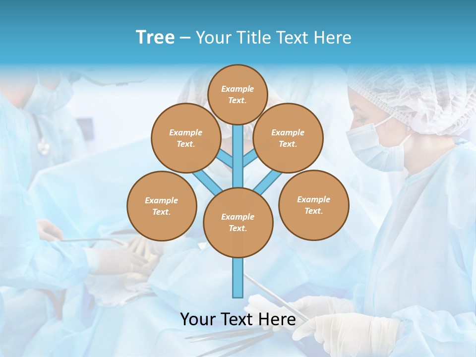 Girl Operating Healthcare PowerPoint Template