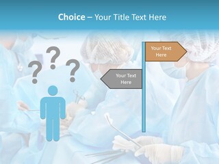 Girl Operating Healthcare PowerPoint Template
