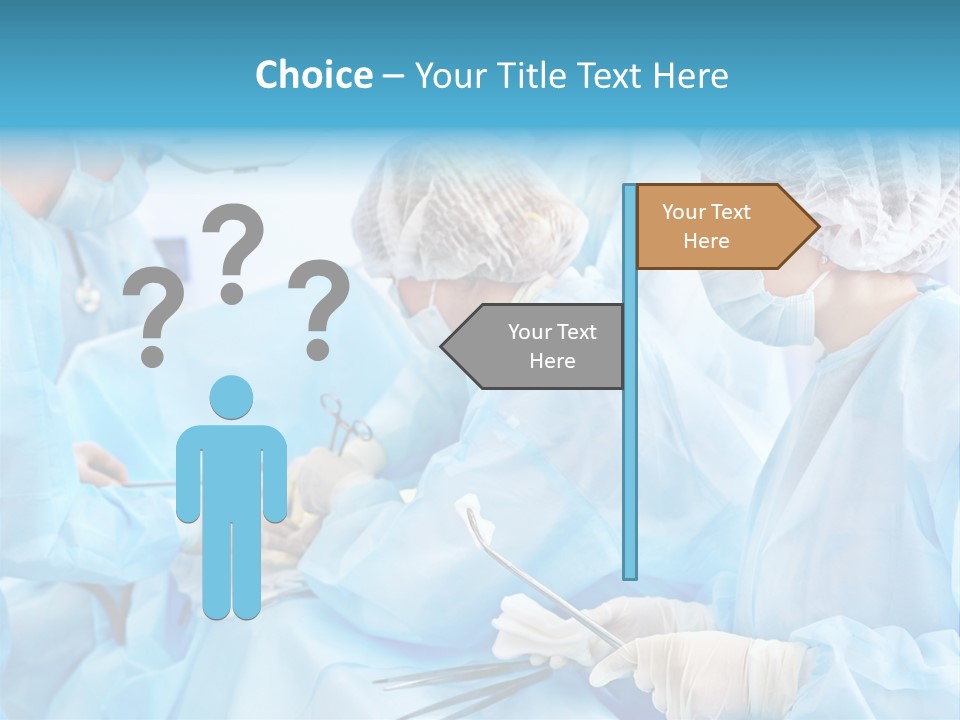 Girl Operating Healthcare PowerPoint Template