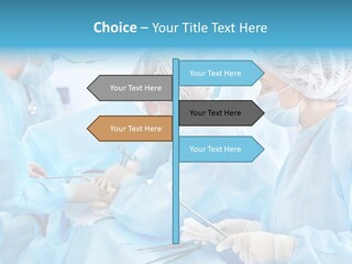 Girl Operating Healthcare PowerPoint Template