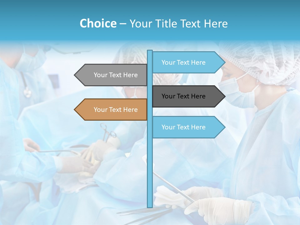Girl Operating Healthcare PowerPoint Template
