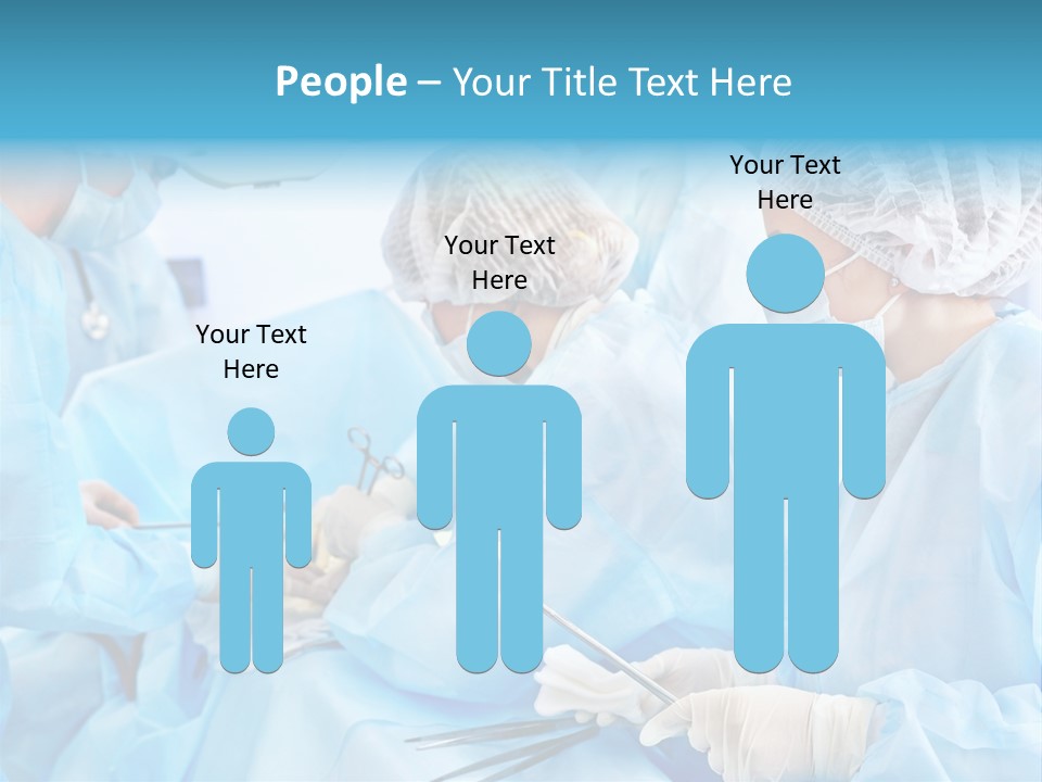 Girl Operating Healthcare PowerPoint Template