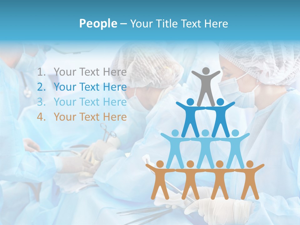 Girl Operating Healthcare PowerPoint Template