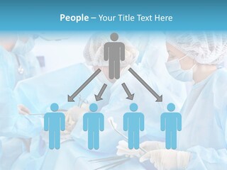 Girl Operating Healthcare PowerPoint Template