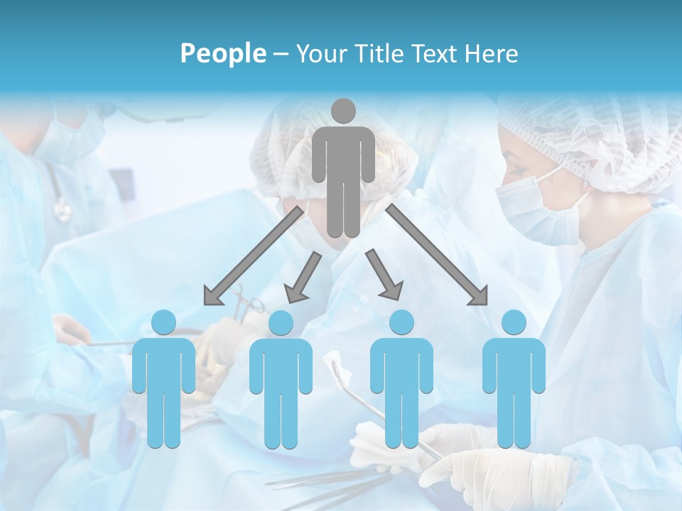 Girl Operating Healthcare PowerPoint Template