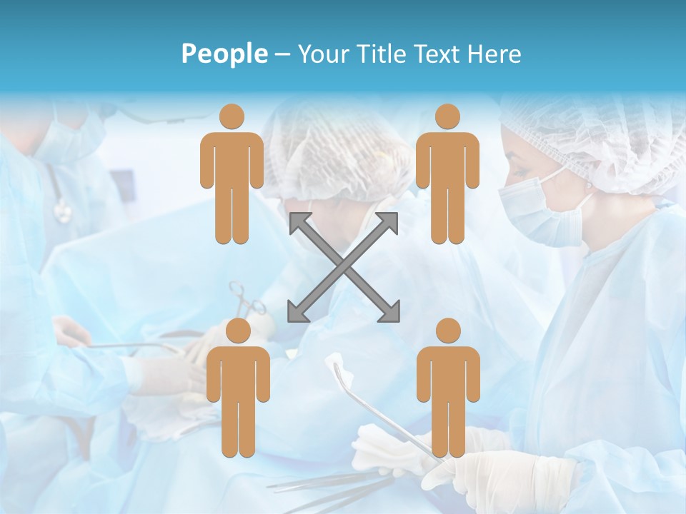 Girl Operating Healthcare PowerPoint Template