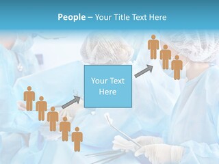 Girl Operating Healthcare PowerPoint Template