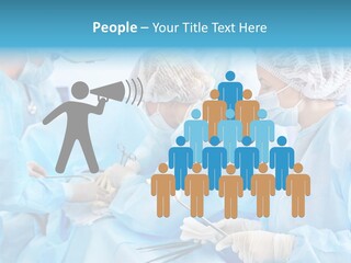 Girl Operating Healthcare PowerPoint Template