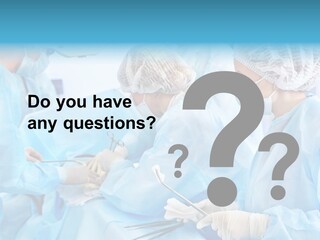 Girl Operating Healthcare PowerPoint Template