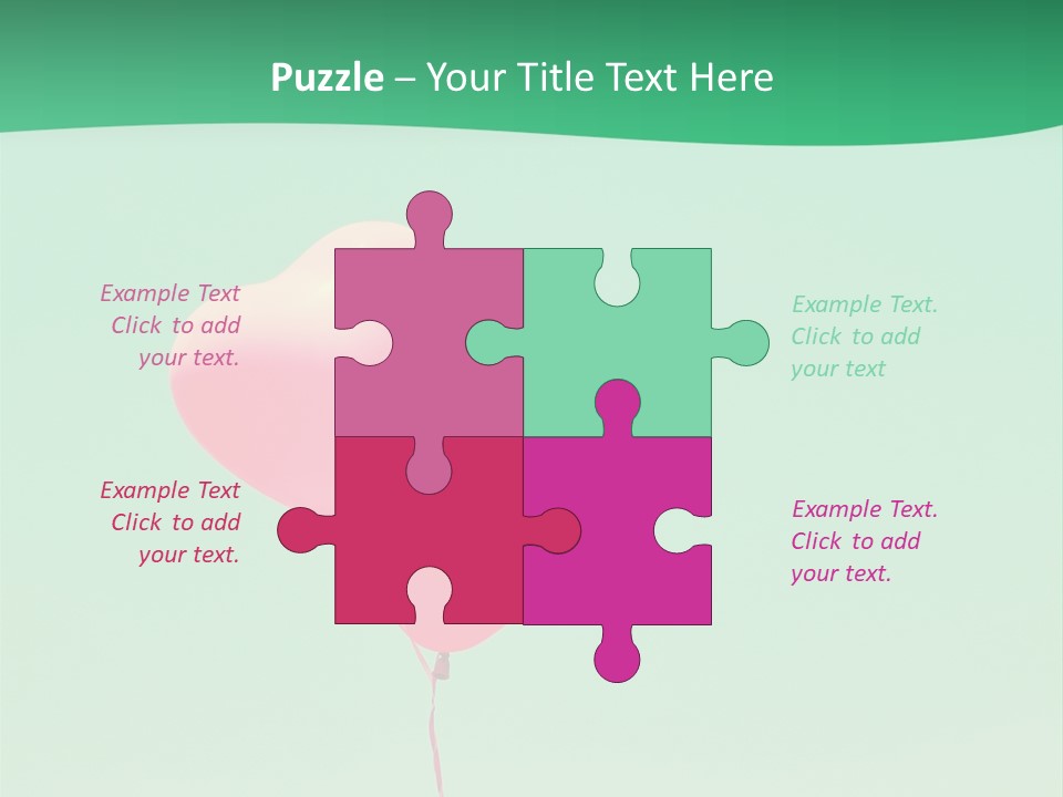 Wish Heart Light PowerPoint Template