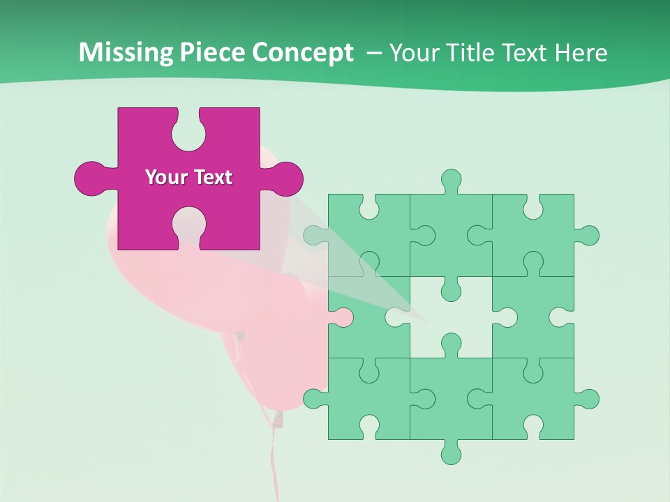 Wish Heart Light PowerPoint Template