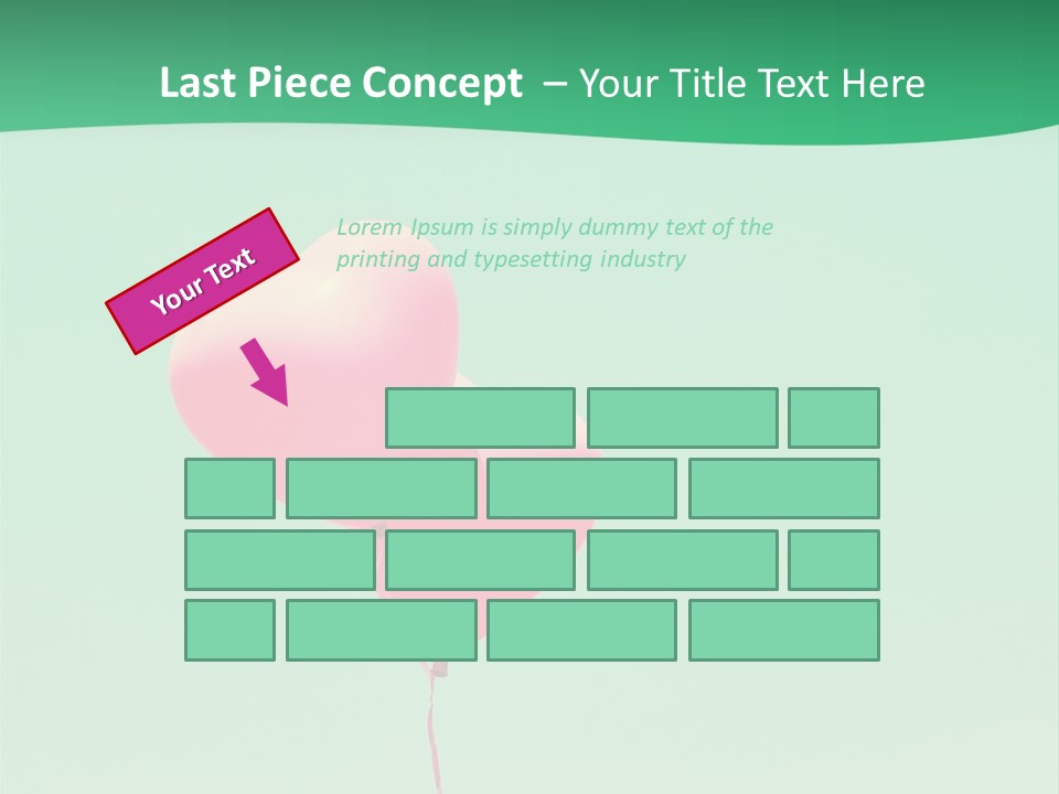 Wish Heart Light PowerPoint Template