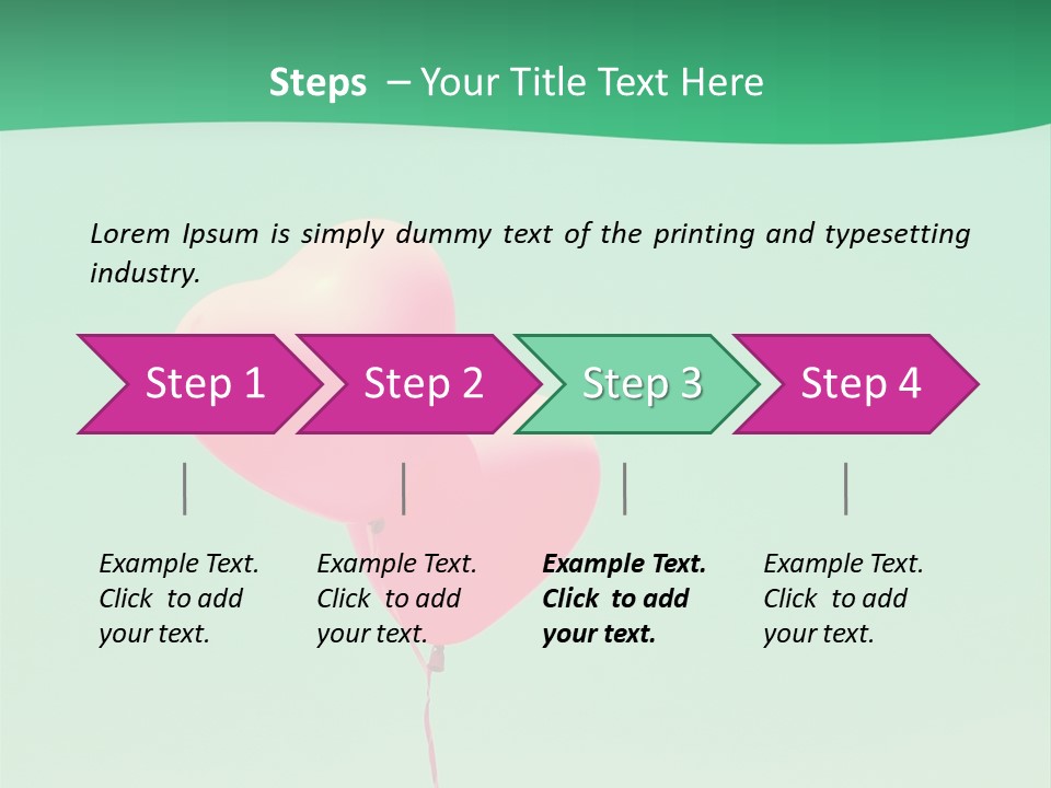 Wish Heart Light PowerPoint Template