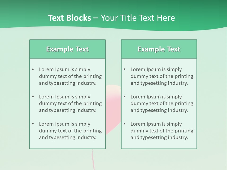 Wish Heart Light PowerPoint Template