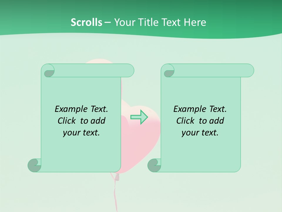 Wish Heart Light PowerPoint Template