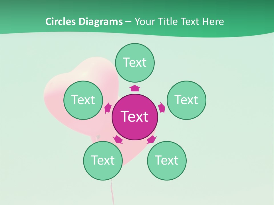 Wish Heart Light PowerPoint Template