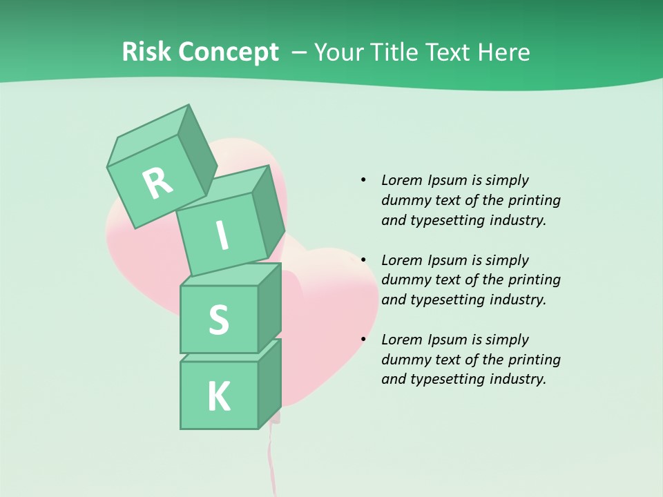 Wish Heart Light PowerPoint Template