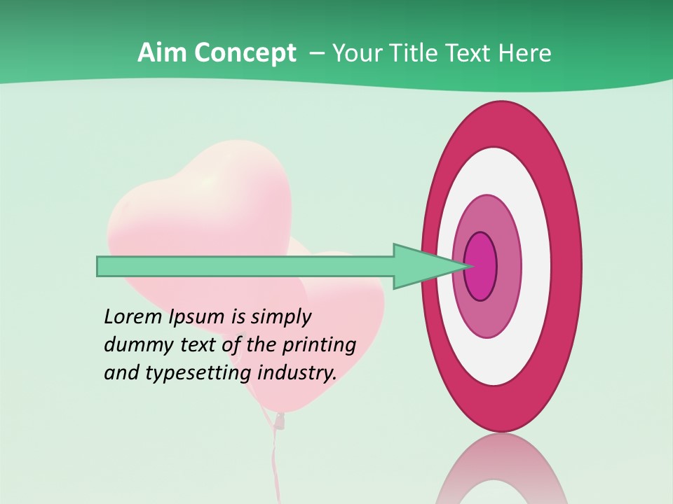 Wish Heart Light PowerPoint Template