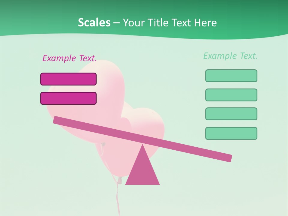 Wish Heart Light PowerPoint Template