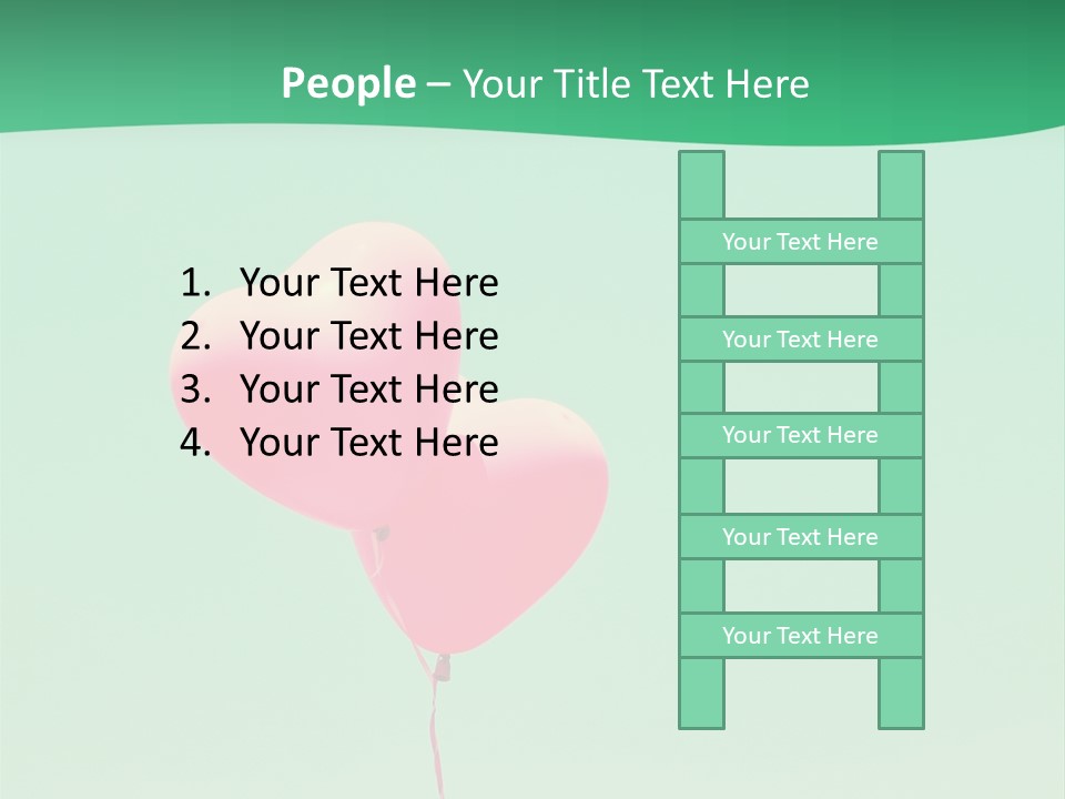 Wish Heart Light PowerPoint Template